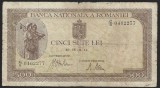 ROMANIA 500 LEI 1941 - 2 APRILIE [3] P- 51 , filigran bnr vertical , seria C/6 - 0462277