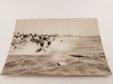 Carte postala veche RPR Eforie Pe plaja, necirculata, anii 50, fotografie