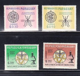 M2 TS3 10 - Timbre foarte vechi - Paraguay - lupta cu malaria, Medical, Nestampilat