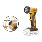 Lanterna 20V 5W 450lm 2 Moduri Unghi Reglabil 120&deg; Carlig Metalic CWLI2058 Fara Acumulator si Incarcator