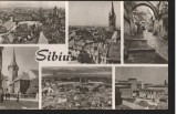 CPI B13621 CARTE POSTALA - SIBIU - MOZAIC, Circulata, Fotografie