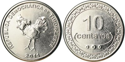 Timorul de Est 2011 - 10 centavos UNC foto