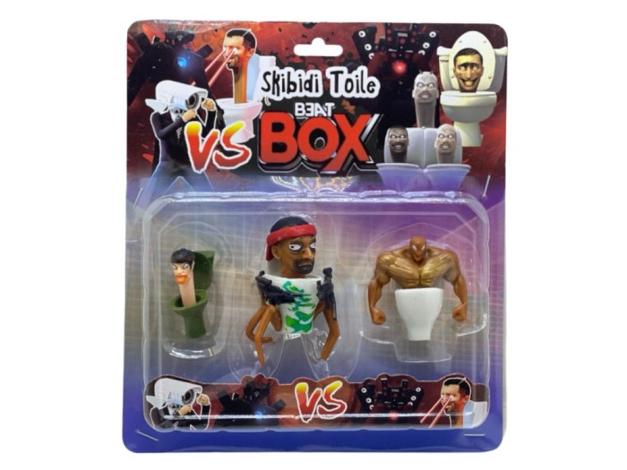 Set figurine Skibidi Toilet Box model 1