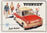 Placa metalica - Trabant - 10x14 cm