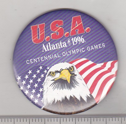 bnk ins Insigna Jocurile olimpice Atlanta 1996 - dimensiuni mari