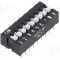 Intrerupator DIP, 2 pozitii, montare THT, 9 sectiuni, OMRON OCB - A6E-9104-N