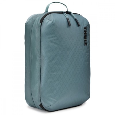Saculet de depozitare cu 2 compartimente Thule Compression Packing Cube mediu, albastru foto