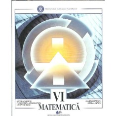 Matematica - Manual clasa a VI-a - Maria Popescu, Niculae Ghiciu