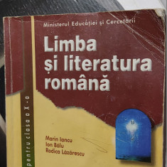 LIMBA SI LITERATURA ROMANA CLASA A X A IANCU BALU LAZARESCU EDITURA CORINT