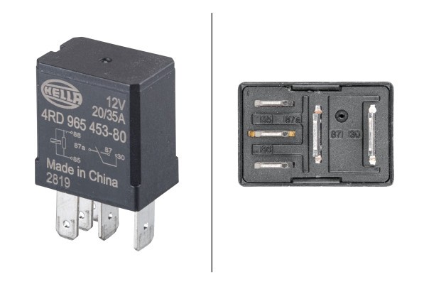 HELLA 4RD 965 453-801 Releu, temporizare stergator parbriz