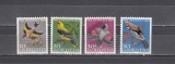 A12 S6 1 - Timbre foarte vechi - Elvetia - pasari - pro juventute 1969, Fauna, Nestampilat