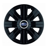 Cumpara ieftin Set 4 Capace Roti, potrivite jantelor de R14, pentru Subaru, model Cosmos Negru, Autohelix MSA