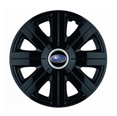 Set 4 Capace Roti, potrivite jantelor de R16, pentru Subaru, model Cosmos Negru foto