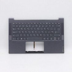 Carcasa superioara cu tastatura palmrest Laptop, Lenovo, Yoga Slim 7-14ARE05 Type 82A2, 5CB0Z32126, iluminata, layout UK