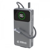 Baterie Externa Dudao K31 Pro, 20000mAh, 45W, QC + PD, 1 x USB-A - 2 x USB-C, Gri