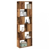 VidaXL Bibliotecă/Separator de cameră, Lemn vechi, 60x24x186 cm