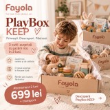 Abonament lunar cu 3 jucarii noi pentru copii Fayola PlayBox KEEP, 3 luni