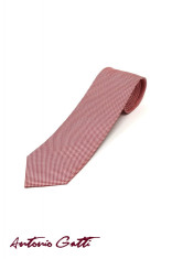 Cravata Matase Rosu Mozaic CR008-107 foto