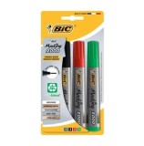 Cumpara ieftin Marker permanent Bic 2000, varf 2 - 5 mm, 4 culori