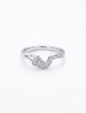 Cumpara ieftin Inel din Argint 925 Rodiat Tiara Wishbone cu Zirconiu , Eleganta E i Simbolism Modern