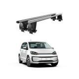 Bare transversale portbagaj auto aluminiu compatibile plafon neted Volkswagen E-Up! 2014-> argintii sau negre Cod: CB200101 Kit-103