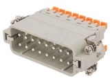 Conector HDC Inserturi de Contact Tată 16P 16PE