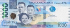 Bancnota Filipine 1.000 Piso 2021 - P211 UNC