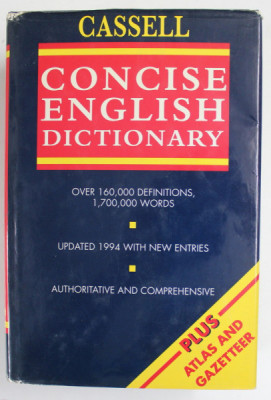 CASSELL CONCISE ENGLISH DICTIONARY , 1.700.000 WORDS , 1994 foto