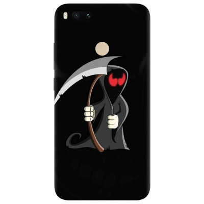 Husa silicon pentru Xiaomi Mi A1, Grim Reaper foto