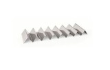 Suport inox cu 7 compartimente, pentru sandwich-uri, 57x17x4.5 cm