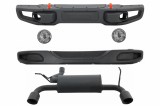 Pachet exterior Jeep Wrangler JK 2007-2017 Hard Rock cu evacuare dubla