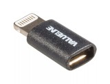 Adaptor USB Lightning tata - micro USB mama negru Valueline