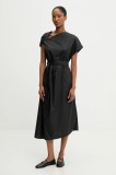 Answear Lab rochie culoarea negru, midi, oversize