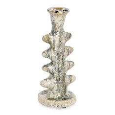 Sfesnic lumanare teracota bej verde Esma 10,5x9x24h