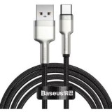 Cablu alimentare si date Baseus Cafule Metal, Fast Charging Data Cable pt. smartphone, USB la USB Type-C 66W, 2m, negru