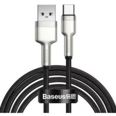 Cablu alimentare si date Baseus Cafule Metal, Fast Charging Data Cable pt. smartphone, USB la USB Type-C 66W, 2m, negru