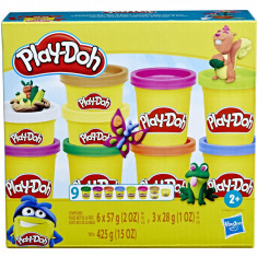 PLAY-DOH SET 9 CUTII PLASTELINA