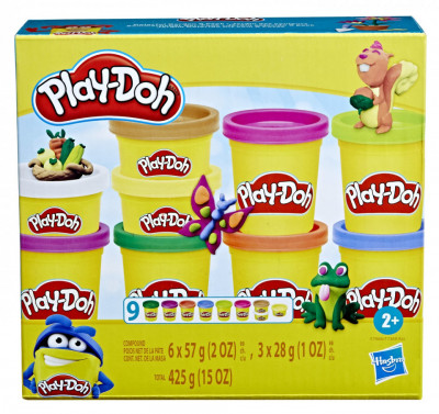 PLAY-DOH SET 9 CUTII PLASTELINA foto