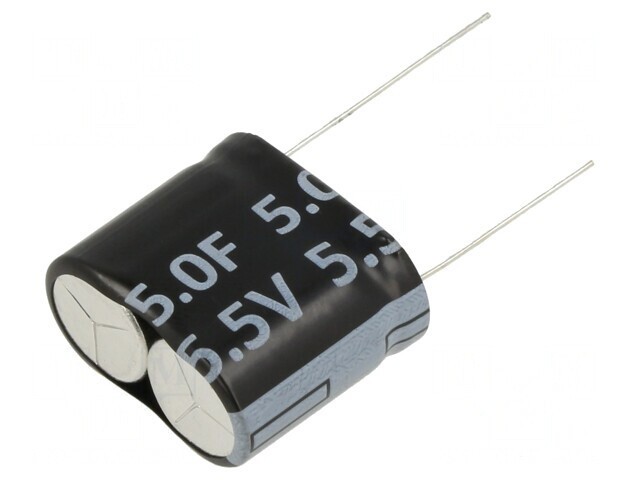 Supercondensator THT 5F 5,5V 25x21x12,5mm