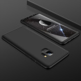 Husa Samsung Galaxy A8 2018, FullBody Elegance Luxury Negru, acoperire completa, MyStyle