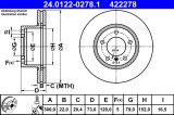 ATE 24.0122-0278.1 Disc frana