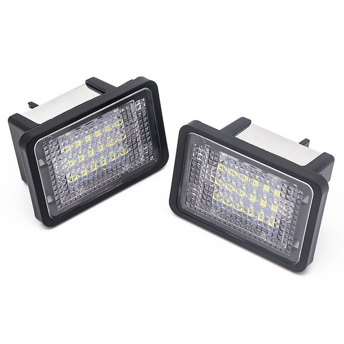 Set de 2 Lampi numar LED Mercedes GLK X204 din 2007-2013