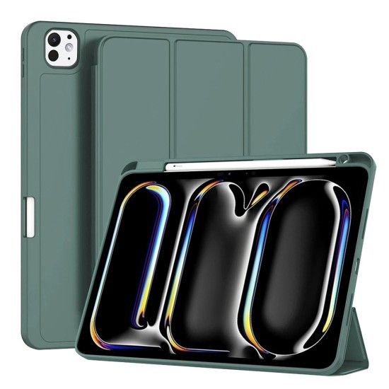 Husa pentru iPad Pro 11 (2024) - Techsuit Flex Trifold - Green