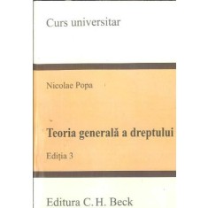 Teoria generala a dreptului - Niculae Popa