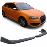 Fete de spoiler frontal cu aripi plate universale negre de performanta 7" Performance AutoTuning