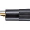 Conector Banană 4mm Negru Aurit Cu Izolație