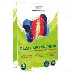 Plasturi cu pelin pentru dureri lombare, 6 bucati, Smart Touch