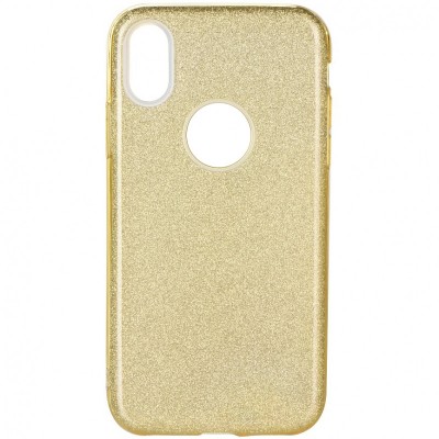 Husa TPU Forcell Shining pentru Huawei P40 lite E, Aurie foto