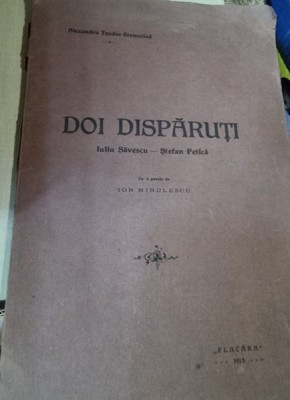 Alexandru Teodor Stamatiad - Doi disparuti foto