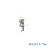 Bec 2 faze bay15d t.v. p21/5w 14smd 2835 12v canbus nonpolar 280 lumen lumina alba cod: spta3-1157-w Alta marca Alt model #7, Array